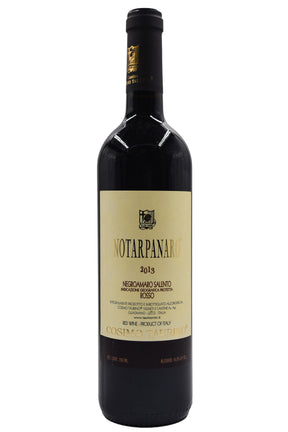 Bottle of Cosimo Taurino Salento Notarpanaro Rosso 2013-Red Wine-Flatiron SF