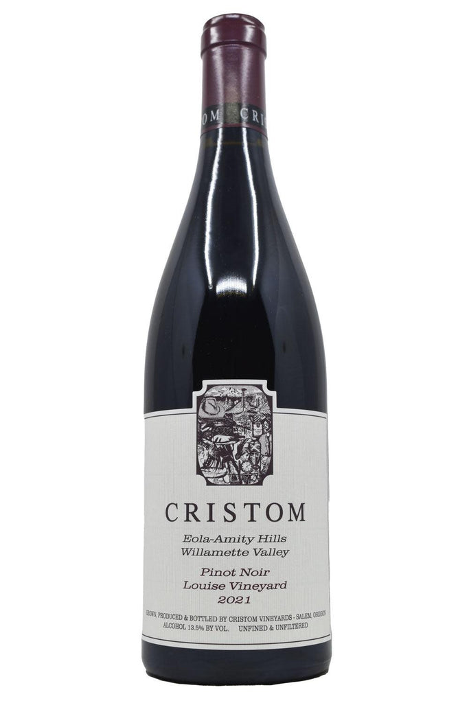 Bottle of Cristom Vineyards Eola-Amity Hills Pinot Noir Louise Vineyard 2021-Red Wine-Flatiron SF