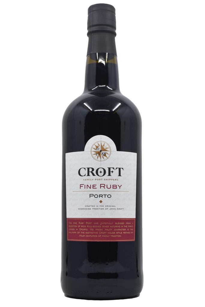 Bottle of Croft Fine Ruby Port-Fortified Wine-Flatiron SF