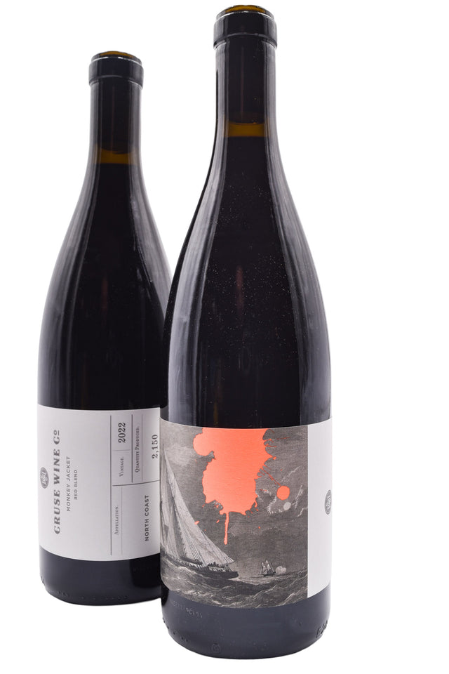 Bottle of Cruse Wine Co. North Coast Red Blend Monkey Jacket 2022-Red Wine-Flatiron SF