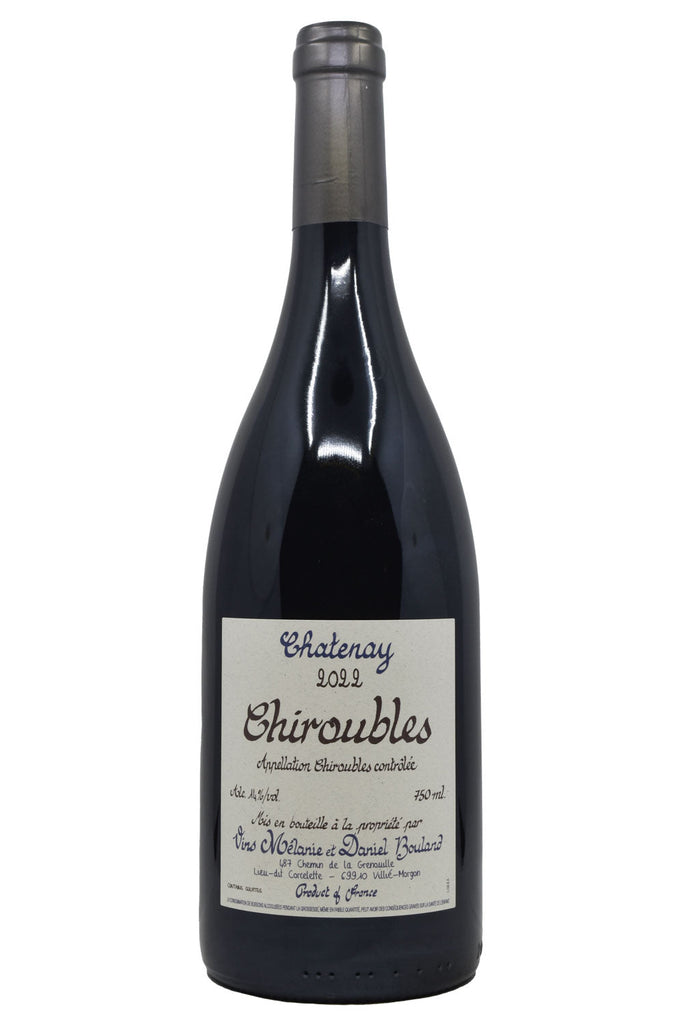 Bottle of Daniel Bouland Chiroubles Chatenay 2022-Red Wine-Flatiron SF
