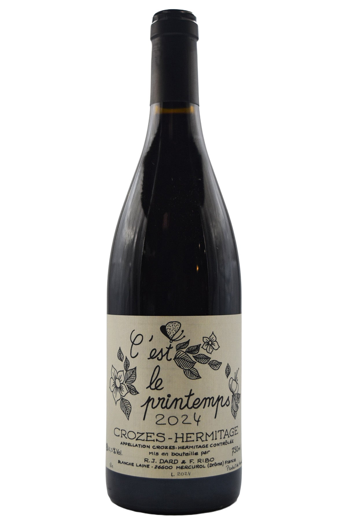 Bottle of Dard & Ribo Crozes-Hermitage Rouge Printemps 2024-Red Wine-Flatiron SF
