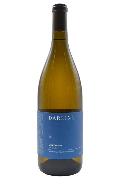 Bottle of Darling Sonoma Coast Chardonnay Den Chosta 2022-White Wine-Flatiron SF