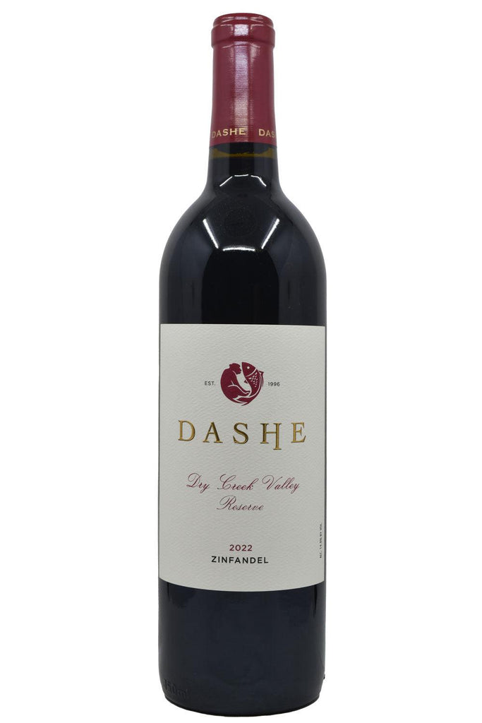 Bottle of Dashe Cellars Dry Creek Valley Zinfandel Reserve 2022-Red Wine-Flatiron SF
