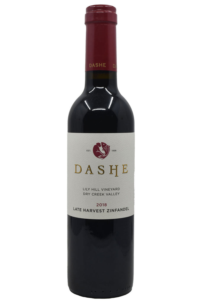 Bottle of Dashe Cellars Late Harvest Zinfandel Lily Hill Vineyard 2018 (375ml)-Dessert Wine-Flatiron SF