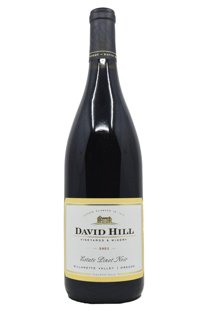Bottle of David HIll Willamette Valley Pinot Noir Estate 2021-Red Wine-Flatiron SF