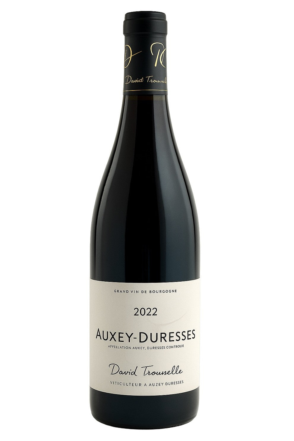 Bottle of David Trousselle Auxey-Duresses Rouge 2022-Red Wine-Flatiron SF