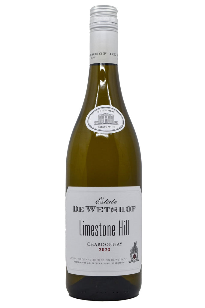 Bottle of De Wetshof Chardonnay Limestone Hill 2023-White Wine-Flatiron SF