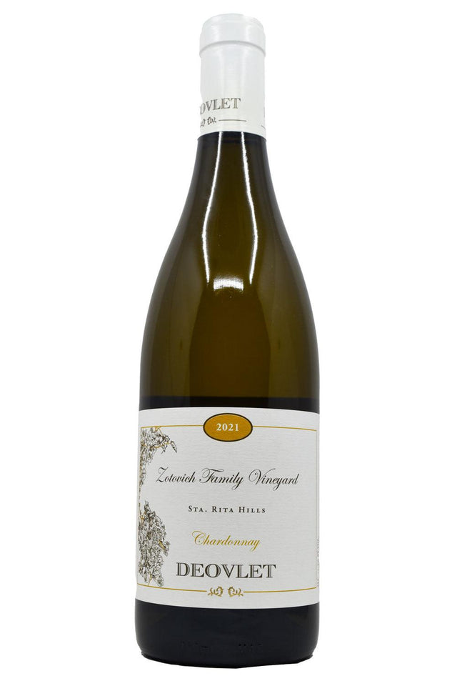 Bottle of Deovlet Santa Rita Hills Chardonnay Zotovich Family Vineyard 2021-White Wine-Flatiron SF