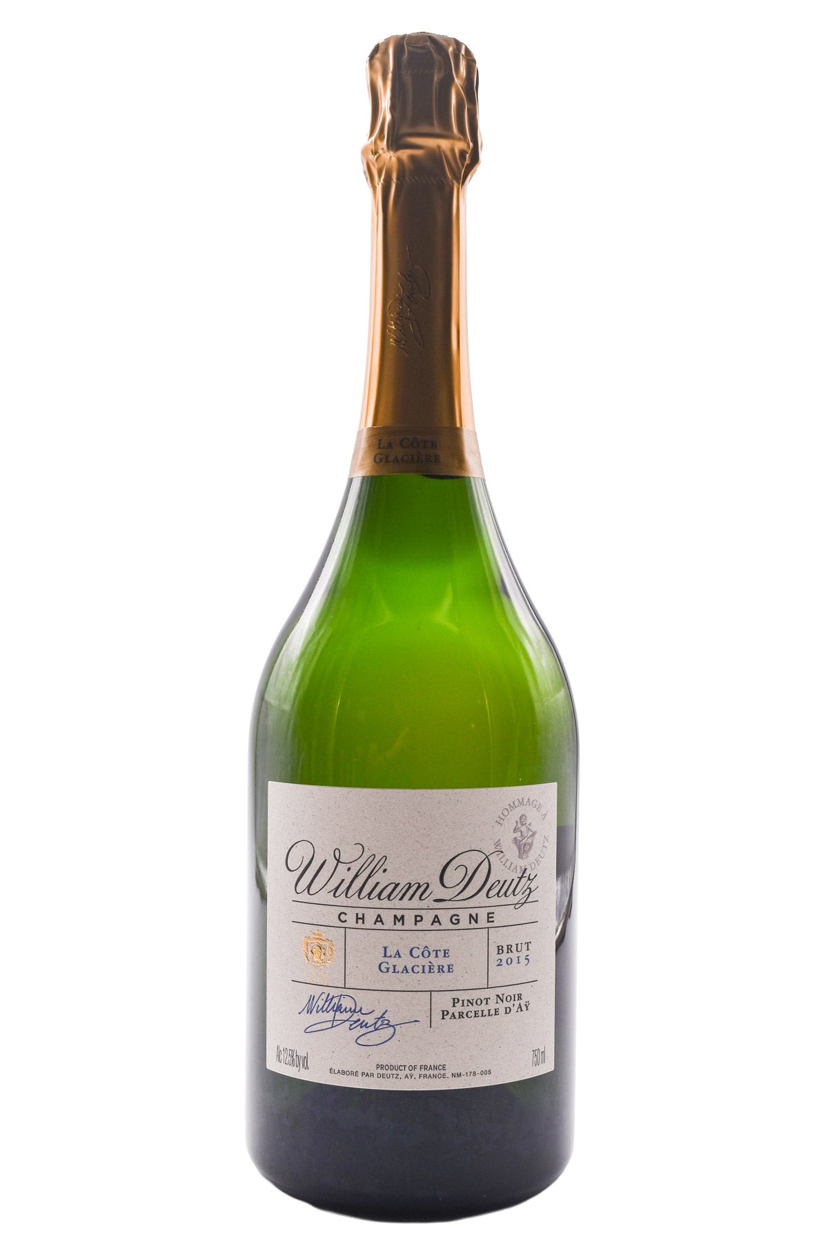 Deutz Champagne Brut Hommage a William Deutz La Côte Glacière 2015