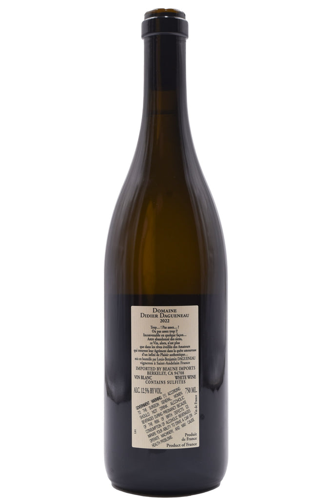 Bottle of Didier Dagueneau Pouilly Fume Blanc Etc. 2022-White Wine-Flatiron SF