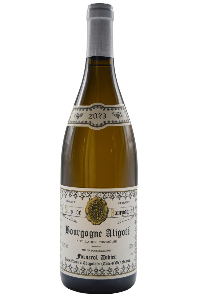 Bottle of Didier Fornerol Bourgogne Aligote 2023-White Wine-Flatiron SF