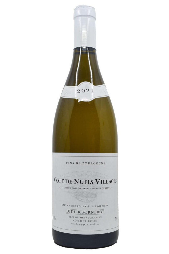 Bottle of Didier Fornerol Cote de Nuits-Village Blanc 2021-White Wine-Flatiron SF