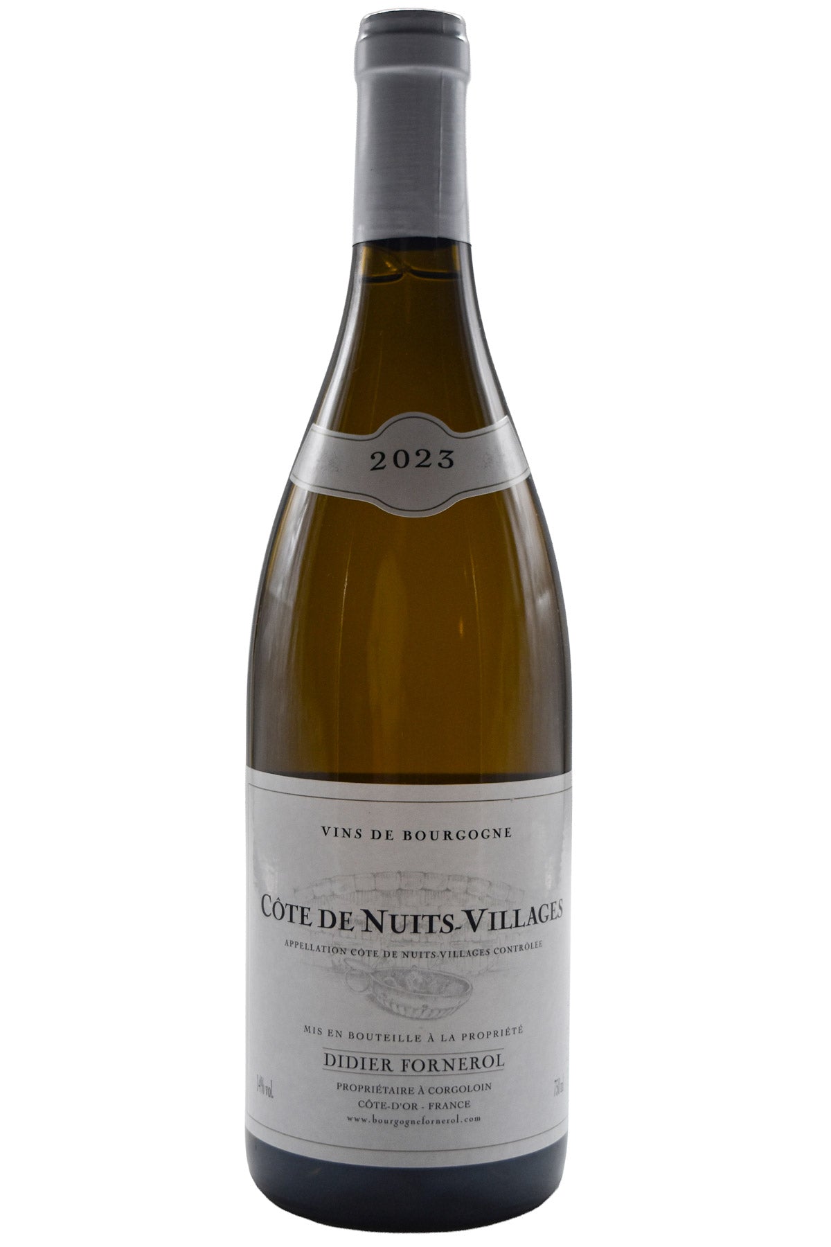 Bottle of Didier Fornerol Cote de Nuits Villages Blanc 2023-White Wine-Flatiron SF