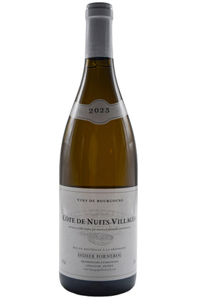 Bottle of Didier Fornerol Cote de Nuits Villages Blanc 2023-White Wine-Flatiron SF