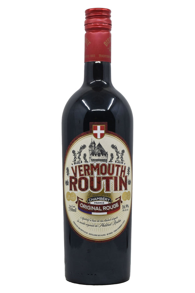 Bottle of Distillerie des Alpes Vermouth Routin Rouge-Fortified Wine-Flatiron SF