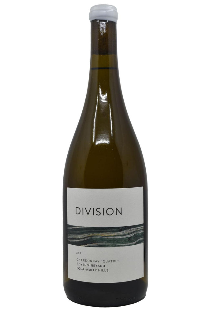 Bottle of Division Wine Co. Eola-Amity Hills Chardonnay Quatre Royer Vineyard 2021-White Wine-Flatiron SF