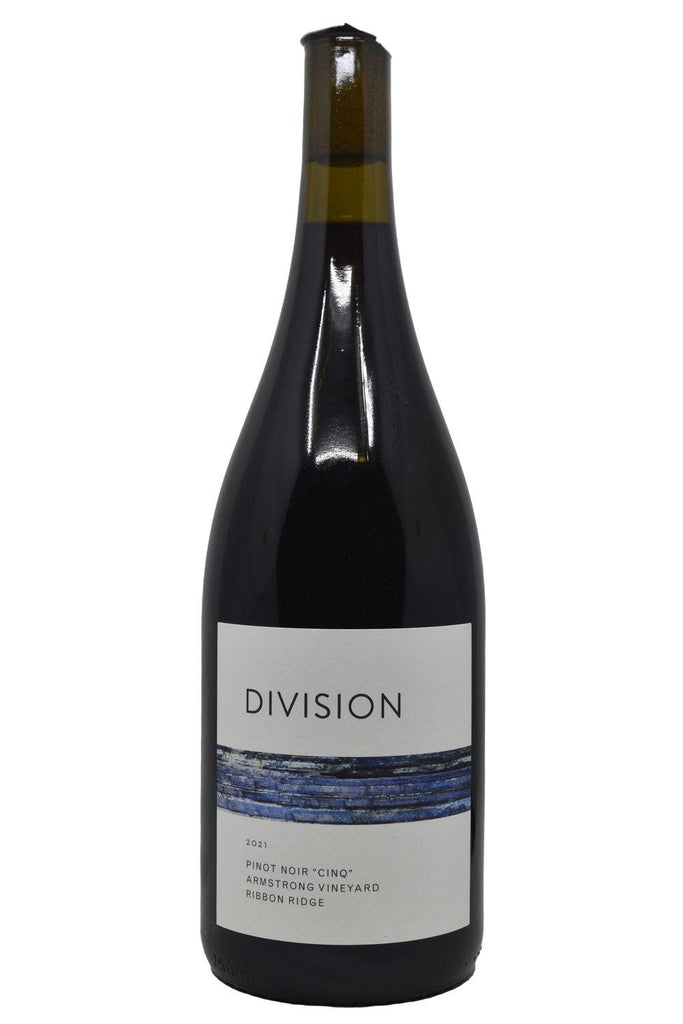 Bottle of Division Wine Co. Ribbon Ridge Pinot Noir Cinq Armstrong Vineyard 2021-Red Wine-Flatiron SF