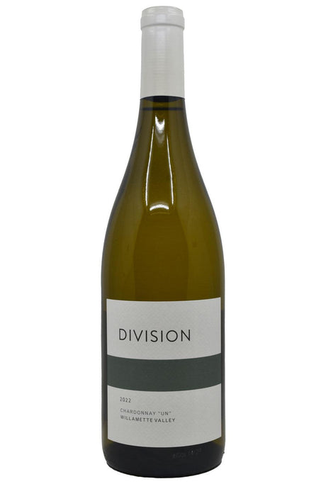 Bottle of Division Wine Co. Willamette Valley Chardonnay Un 2022-White Wine-Flatiron SF