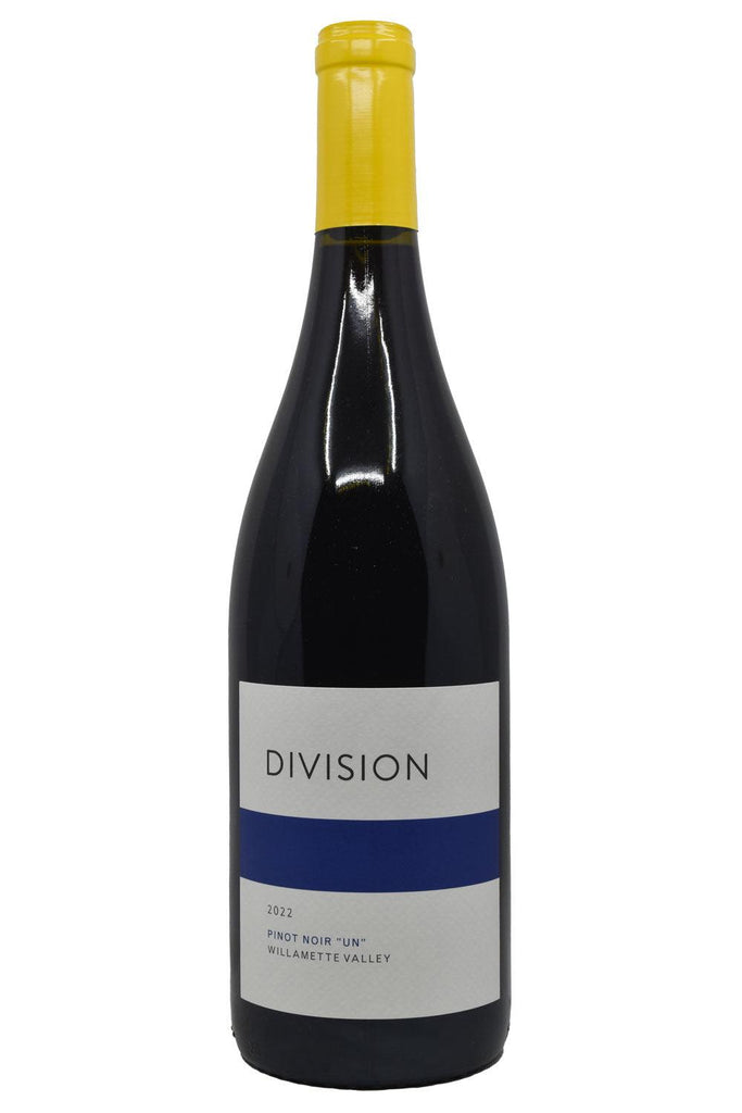 Bottle of Division Wine Co. Willamette Valley Pinot Noir Un 2022-Red Wine-Flatiron SF
