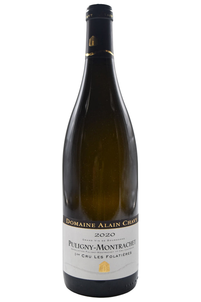 Bottle of Domaine Alain Chavy Puligny Montrachet 1er Cru Les Folatieres 2020 [NET]-White Wine-Flatiron SF