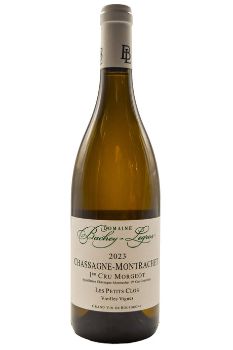 Bottle of Domaine Bachey-Legros Chassagne-Montrachet 1er Cru Morgeot Les Petits Clos 2023-White Wine-Flatiron SF