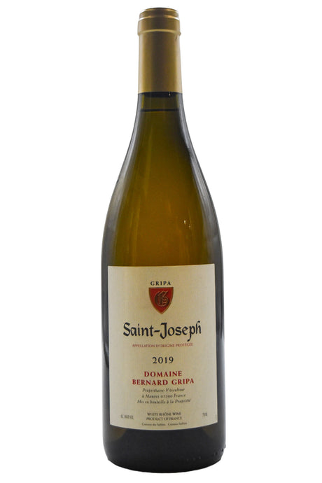 Bottle of Domaine Bernard Gripa Saint Joseph Blanc 2019-White Wine-Flatiron SF