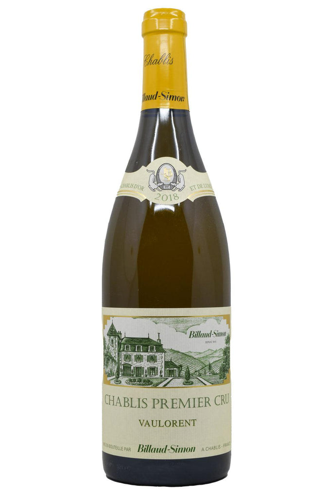 Bottle of Domaine Billaud-Simon Chablis 1er Cru Vaulorent 2018-White Wine-Flatiron SF