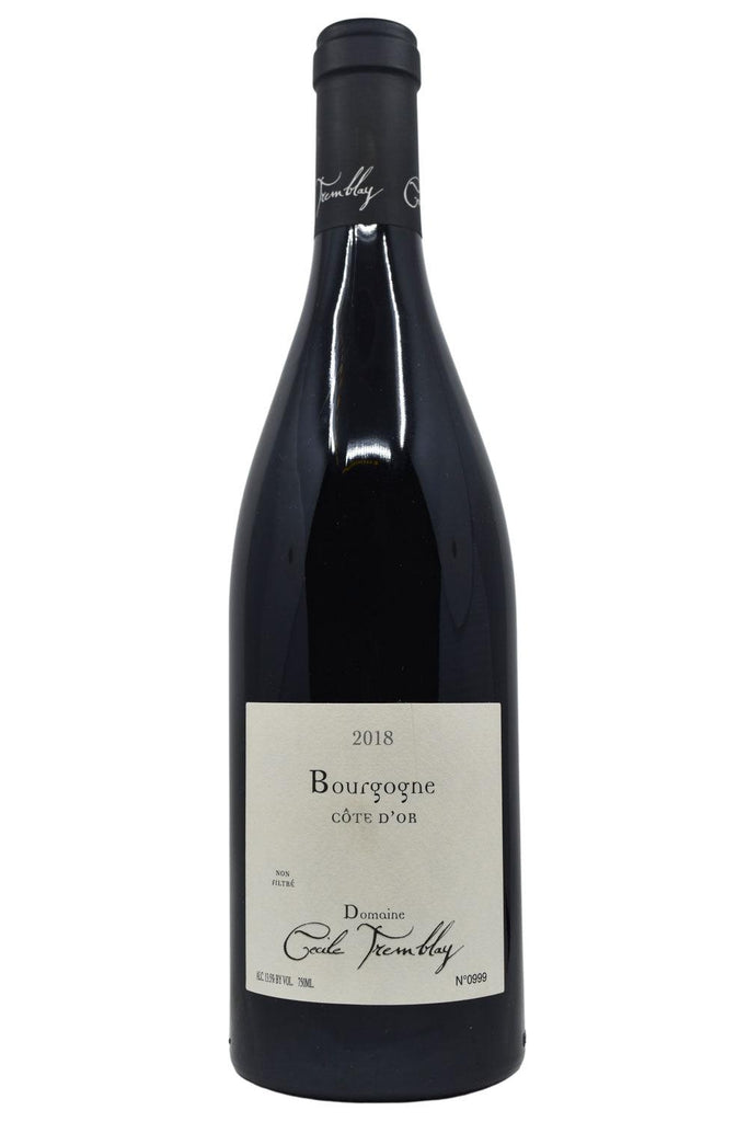 Bottle of Domaine Cecile Tremblay Bourgogne Cote D’Or 2018-Red Wine-Flatiron SF