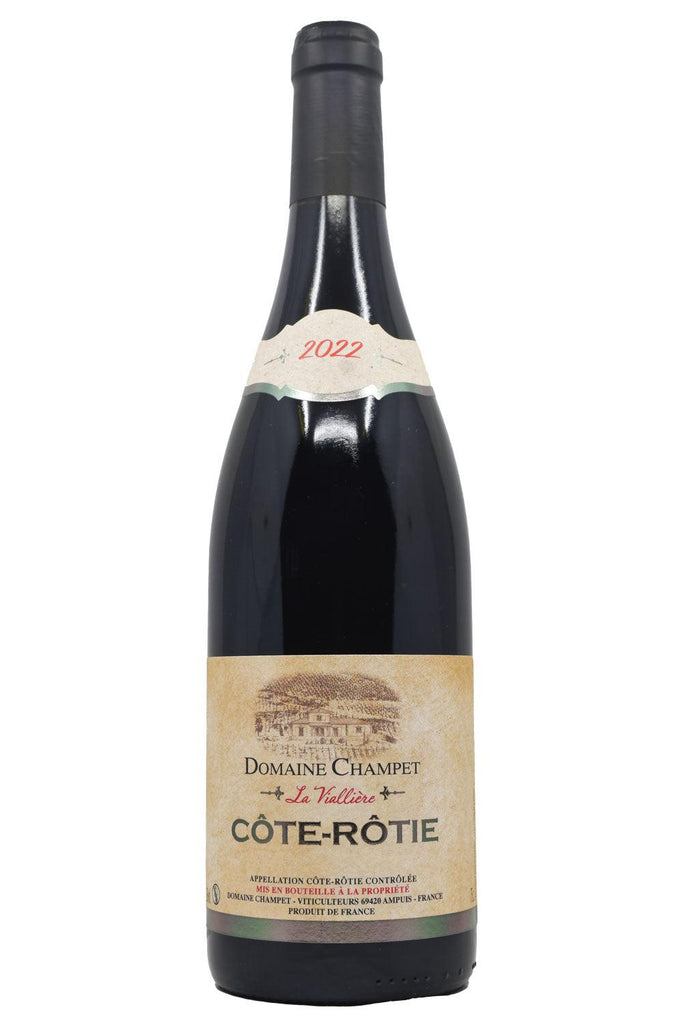 Bottle of Domaine Champet Cote-Rotie La Vialliere 2022-Red Wine-Flatiron SF