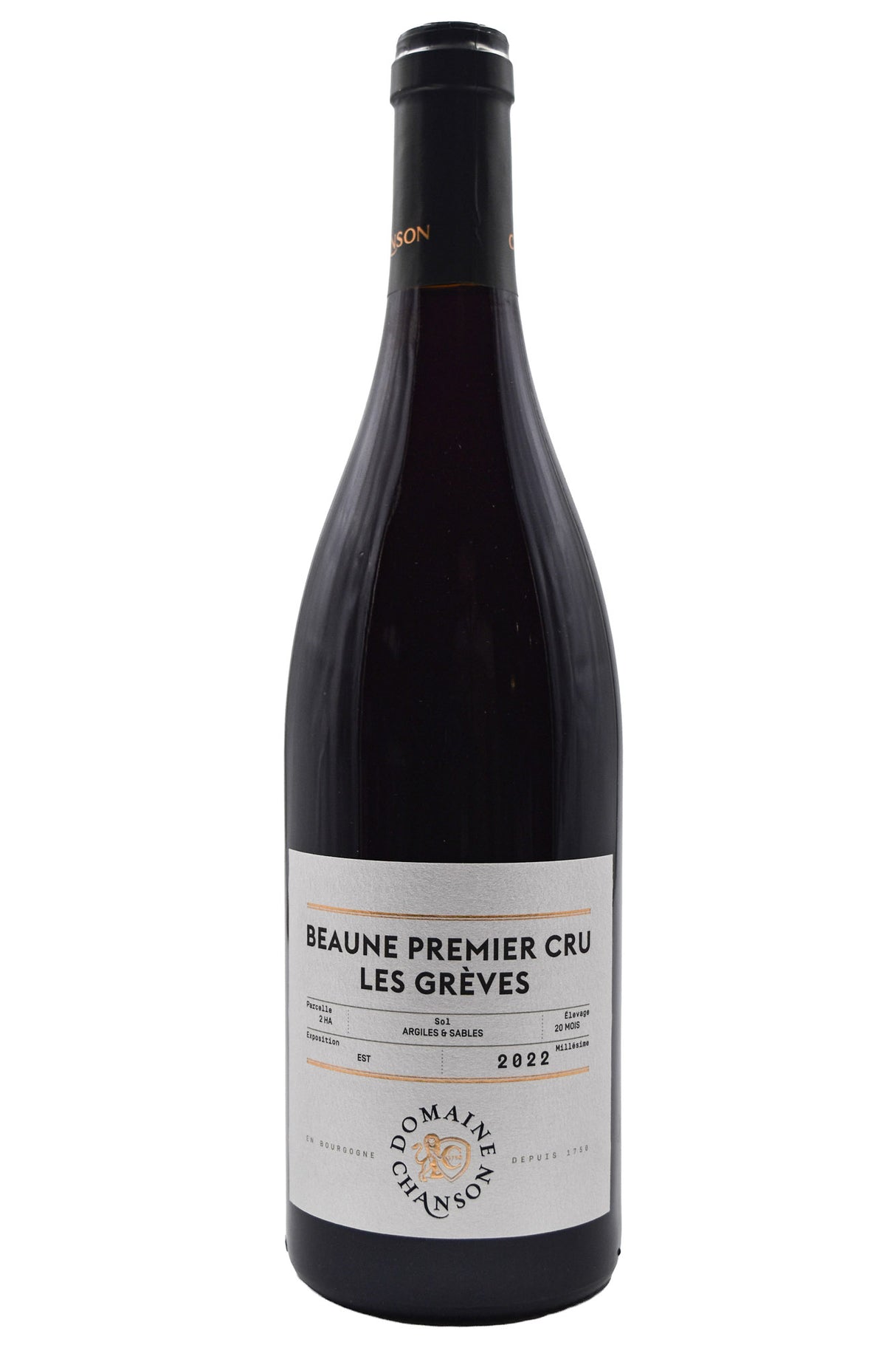 Bottle of Domaine Chanson Beaune 1er Cru Greves 2022-Red Wine-Flatiron SF