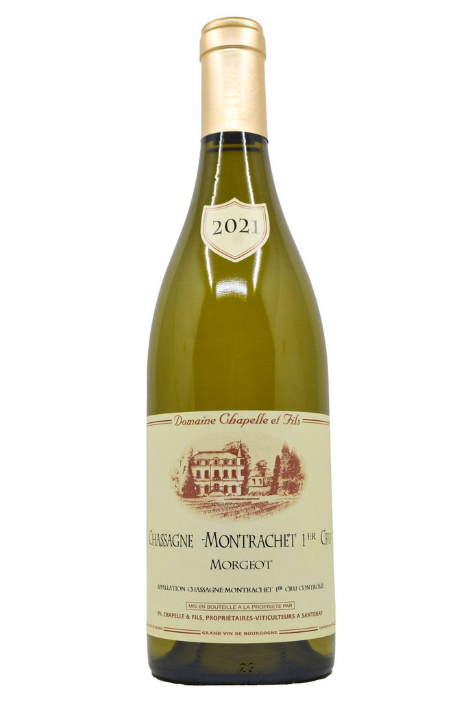 Bottle of Domaine de La Chapelle Chassagne-Montrachet 1er Cru Morgeot 2021-White Wine-Flatiron SF