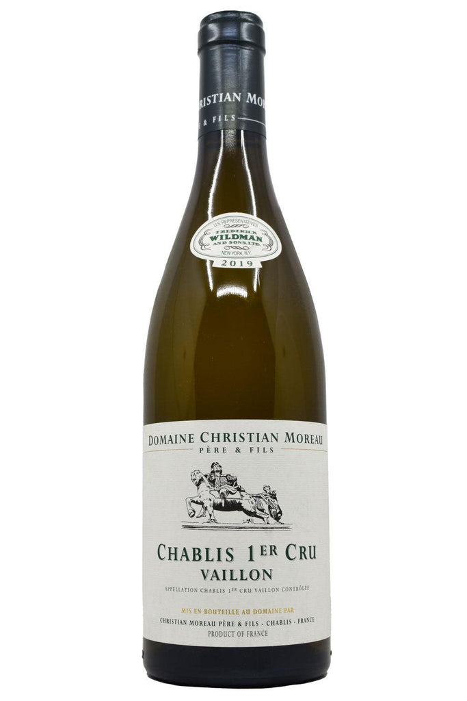 Bottle of Domaine Christian Moreau Chablis 1er Cru Vaillon 2019-White Wine-Flatiron SF