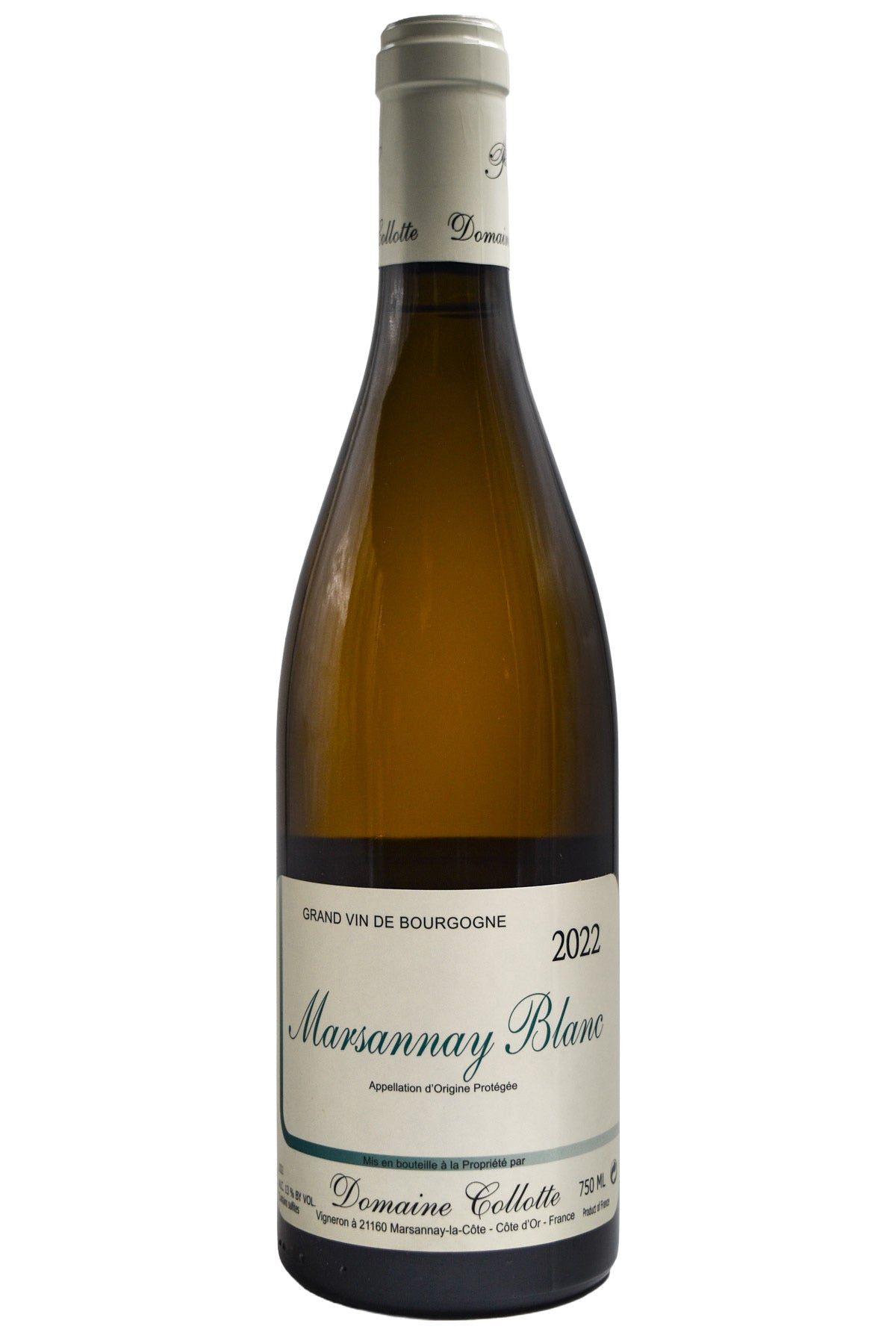 Bottle of Domaine Collotte Marsannay Blanc 2022-Red Wine-Flatiron SF