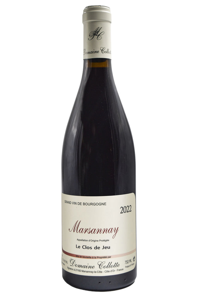Bottle of Domaine Collotte Marsannay Le Clos de Jeu 2022-Red Wine-Flatiron SF