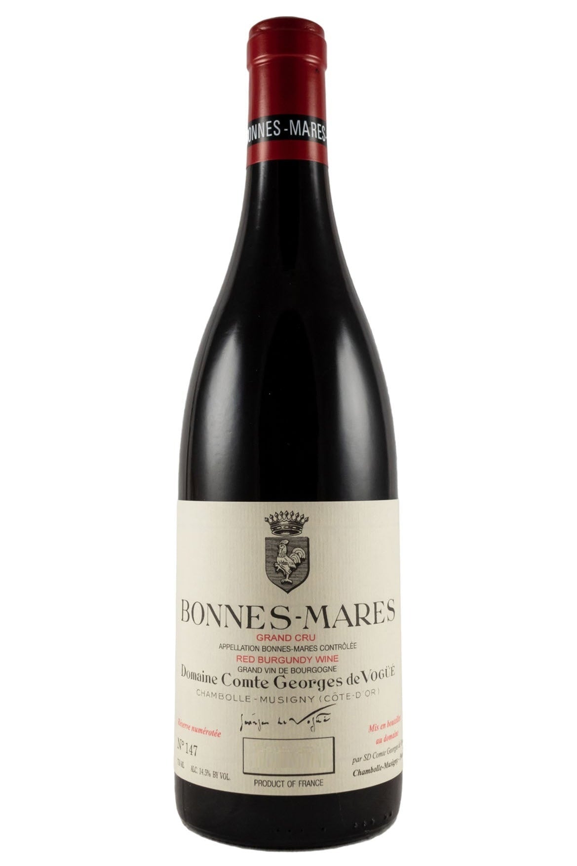 Bottle of Domaine Comte Georges de Vogue Bonnes Mares Grand Cru 2022-Red Wine-Flatiron SF