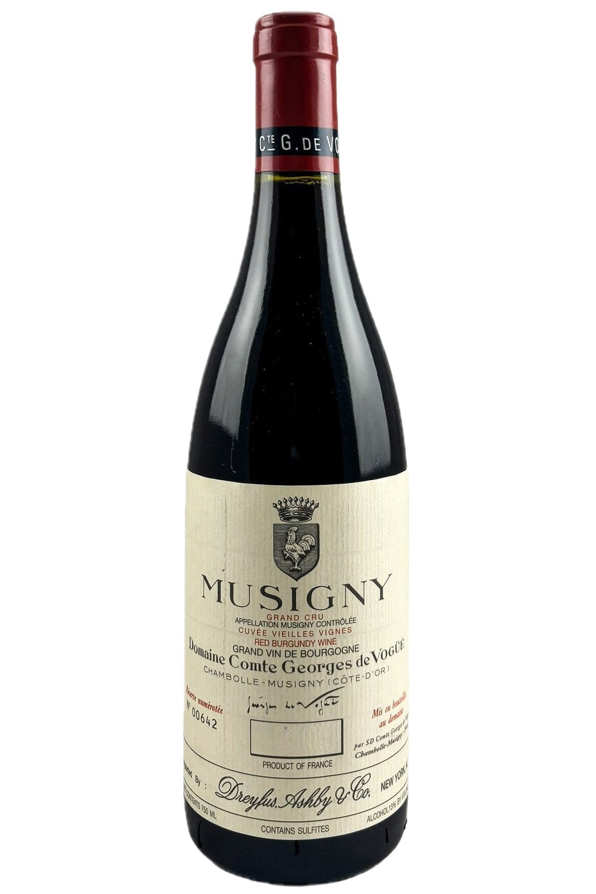 Bottle of Domaine Comte Georges de Vogue Musigny Vieilles Vignes Grand Cru 2024 [NET]-Red Wine-Flatiron SF