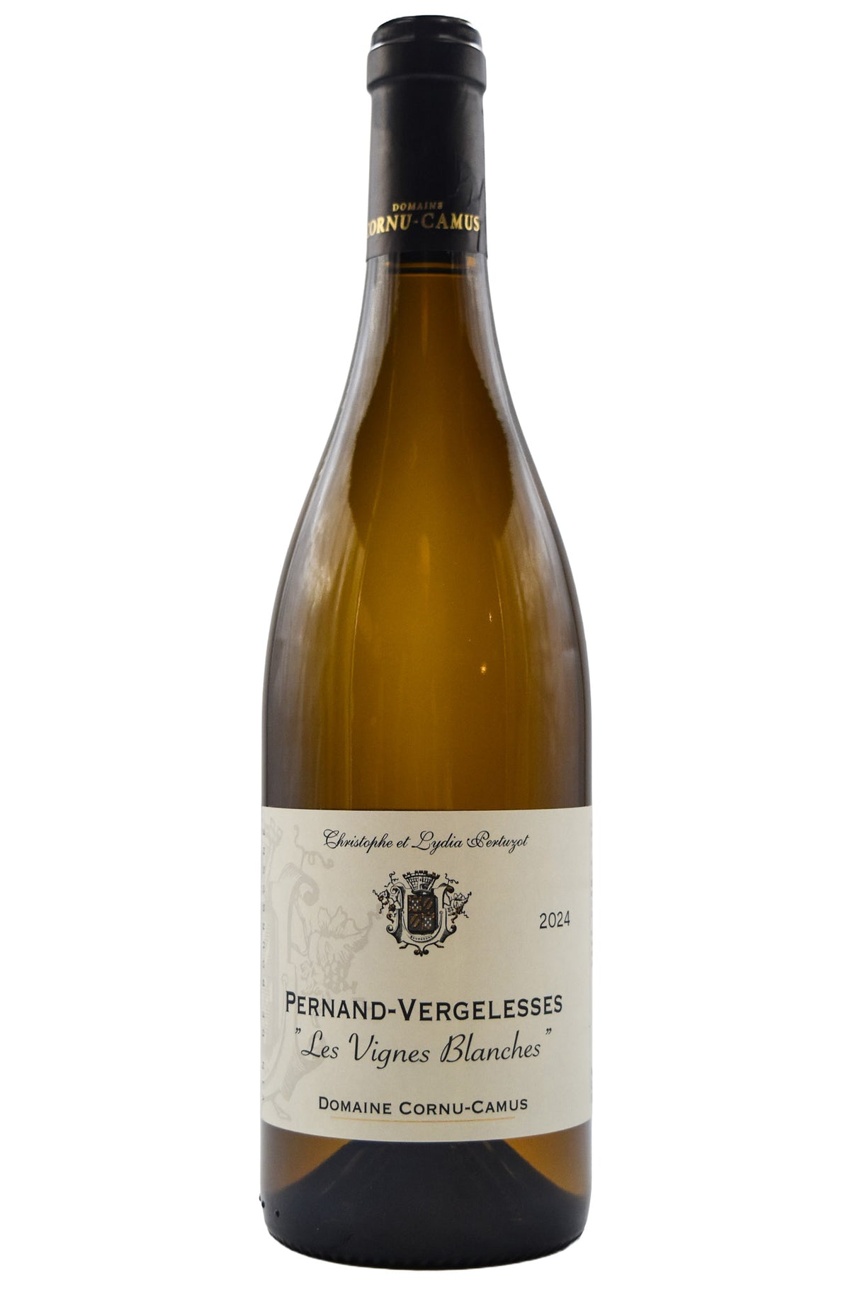 Bottle of Domaine Cornu-Camus Pernand Vergelesses Blanc Les Vignes Blanches 2024-White Wine-Flatiron SF