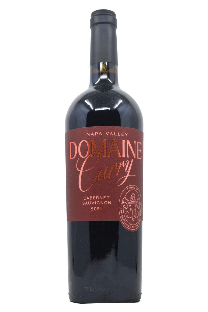 Bottle of Domaine Curry Napa Valley Cabernet Sauvignon 2021-Red Wine-Flatiron SF