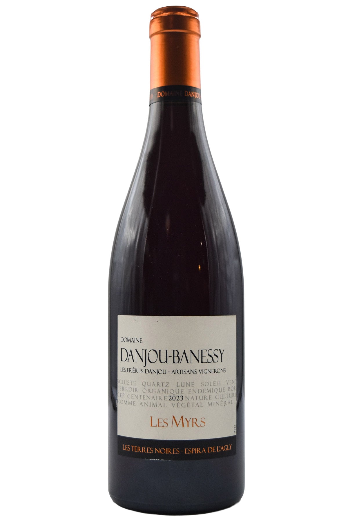 Bottle of Domaine Danjou-Banessy Les Myrs 2023-Red Wine-Flatiron SF