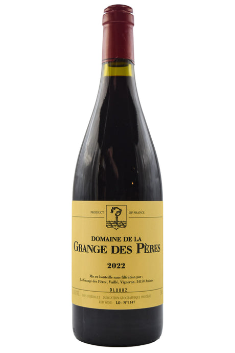 Bottle of Domaine De La Grange des Peres Vin de Pays de l'Herault 2022 [NET]-Red Wine-Flatiron SF