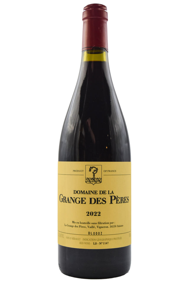 Bottle of Domaine De La Grange des Peres Vin de Pays de l'Herault 2022 [NET]-Red Wine-Flatiron SF