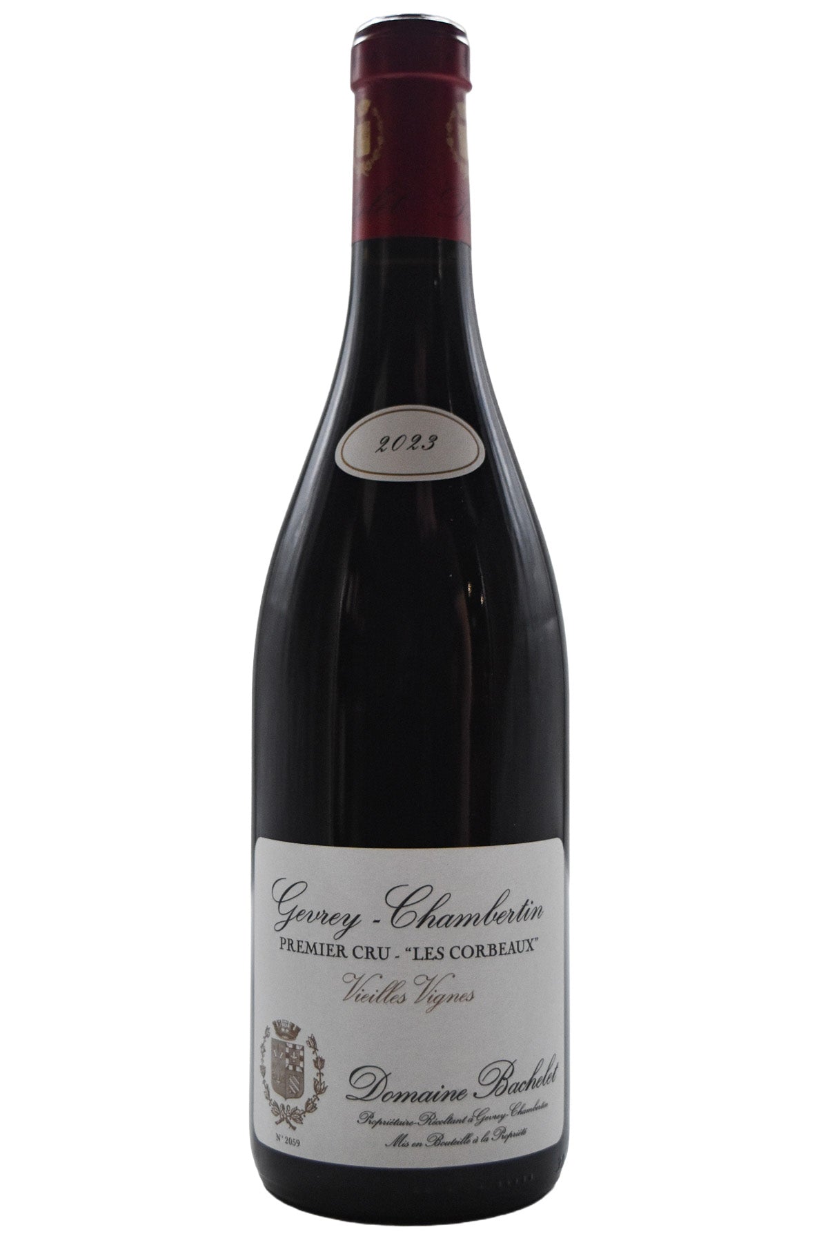 Bottle of Domaine Denis Bachelet Gevrey-Chambertin 1er Cru Les Corbeaux VV 2023 [NET]-Red Wine-Flatiron SF