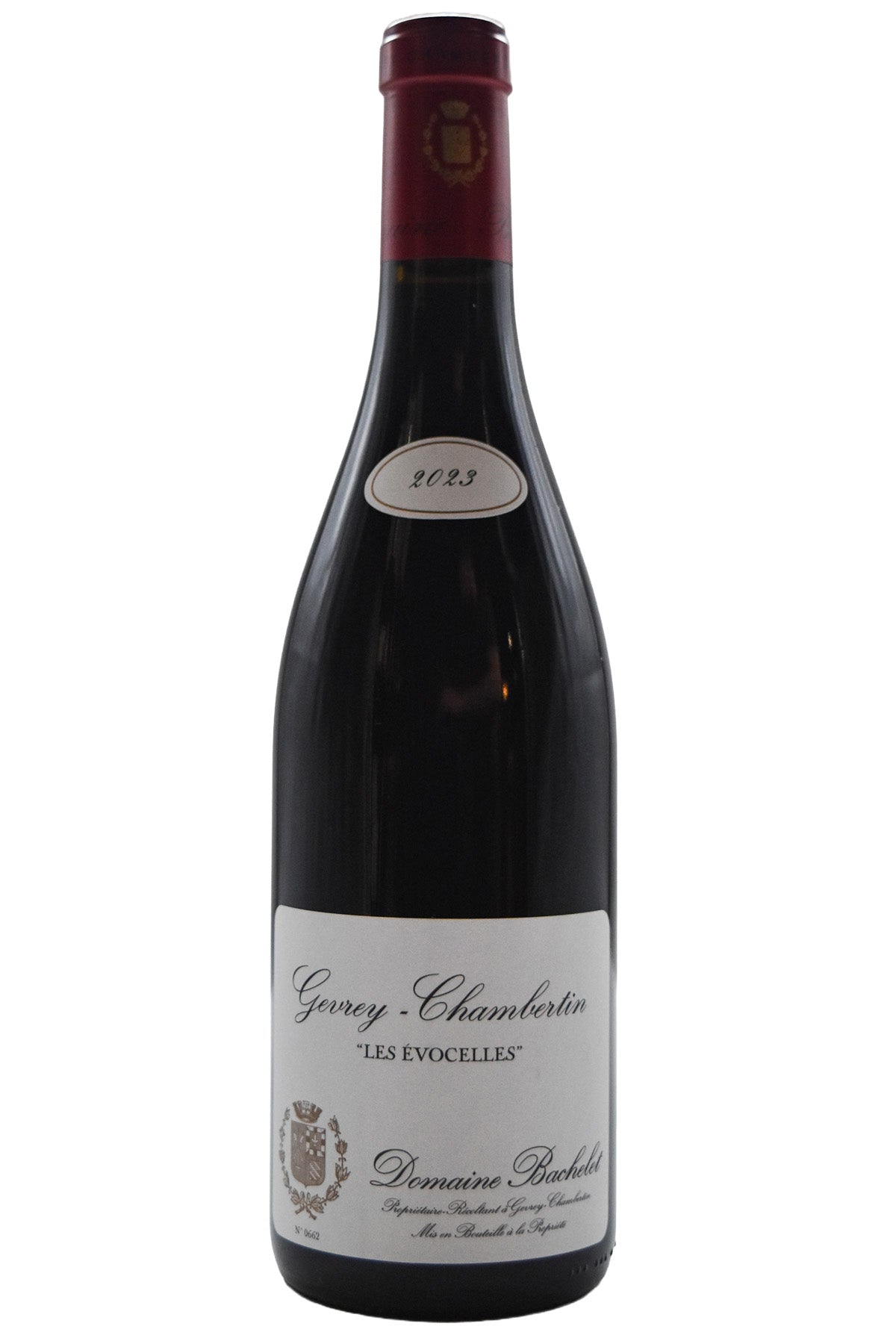 Bottle of Domaine Denis Bachelet Gevrey-Chambertin Les Evocelles 2023 [NET]-Red Wine-Flatiron SF