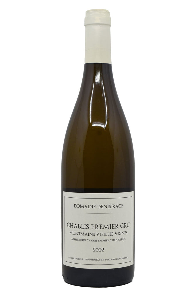 Bottle of Domaine Denis Race Chablis 1er Cru Montmains Vieilles Vignes 2022-White Wine-Flatiron SF