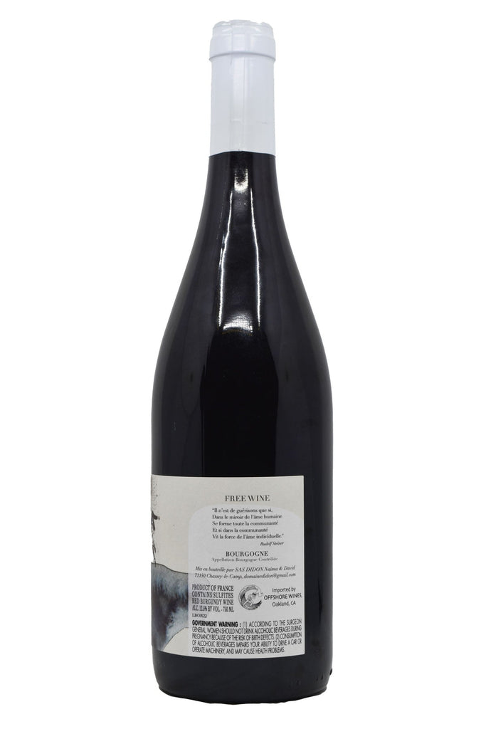 Bottle of Domaine Didon Bourgogne Pinot Noir 2022-Red Wine-Flatiron SF