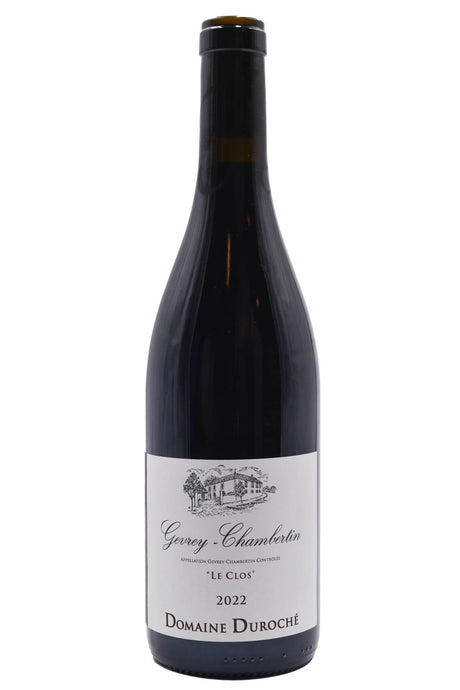 Bottle of Domaine Duroche Gevrey-Chambertin Le Clos 2022-Red Wine-Flatiron SF