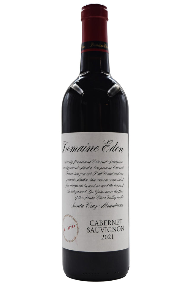 Bottle of Domaine Eden Cabernet Sauvignon 2021-White Wine-Flatiron SF