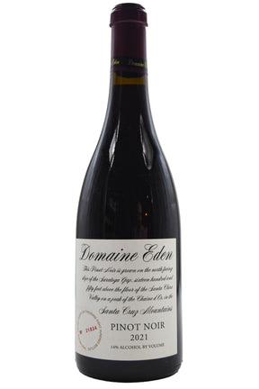 Bottle of Domaine Eden Pinot Noir 2021-Red Wine-Flatiron SF