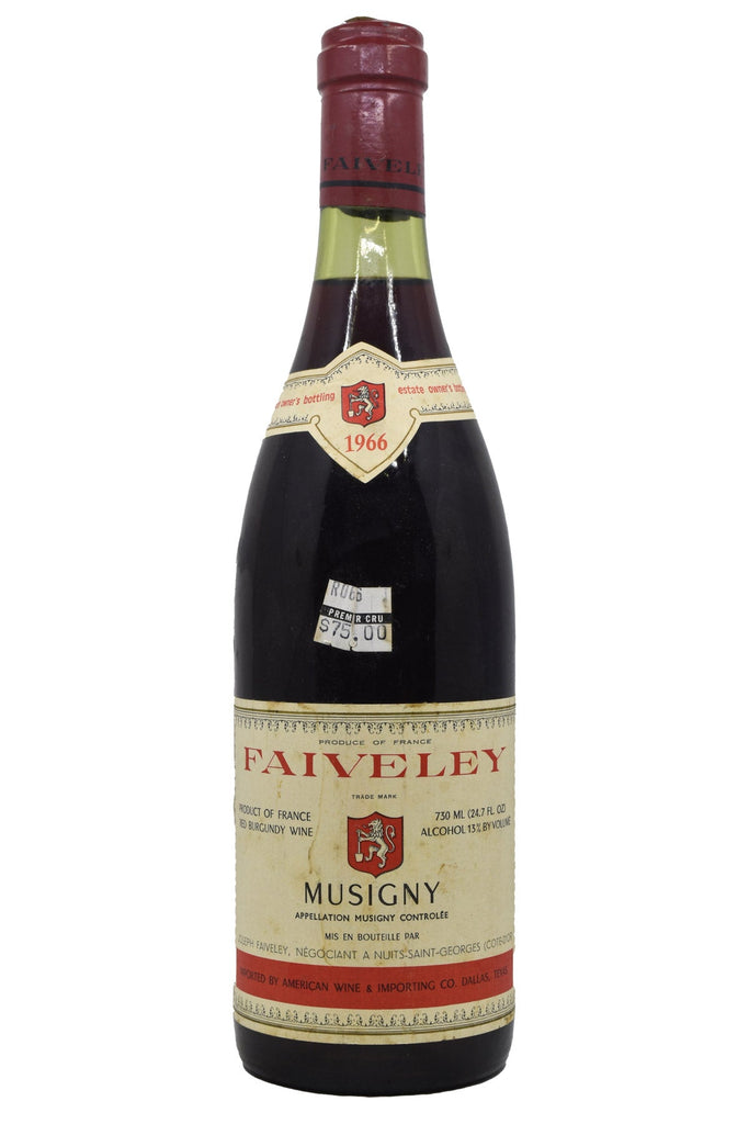 Bottle of Domaine Faiveley Musigny 1966-Red Wine-Flatiron SF